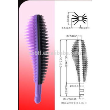 Silicone Brosse à deux couleurs en forme de boucle Mascaras